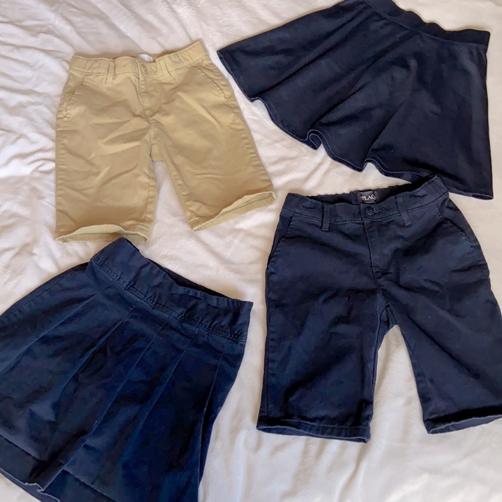 Lot of 4 School Uniform Bottoms